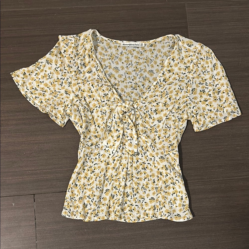 Floral Yellow Top